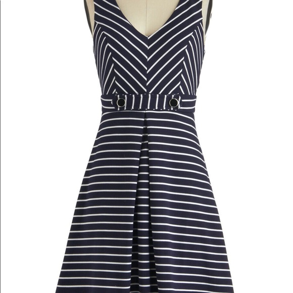Modcloth Dresses & Skirts - Modcloth Striped Nautical Dress NWT